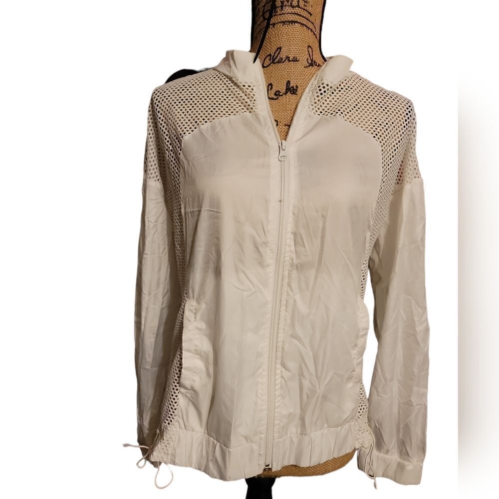 DAISY Fuentes White Mesh Jacket Size Small - Picture 2 of 8